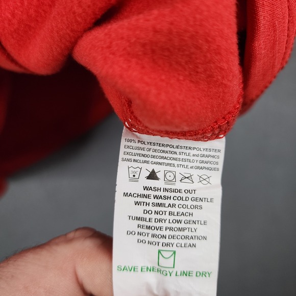 Majestic Washington Nationals MLB S/CH/P Small Red 1/4 Zip Pullover Fleece - Picture 7 of 14